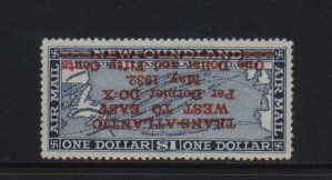 Newfoundland #C12a XF/NH Inverted Surcharge **With Two Certificates**