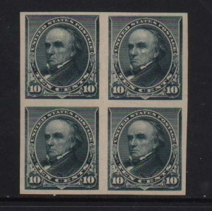 USA #226Pa XF/NH Imperf Block