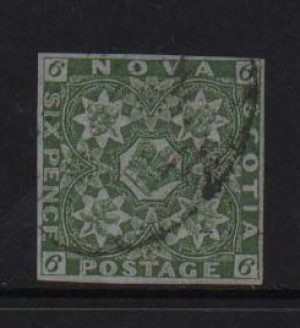 Nova Scotia #4 XF Used Gem  **With Certificate**