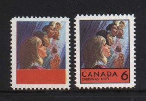 Canada #503a XF/NH Black Printing Error **With Certificate**