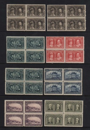 Canada #96 - #103 Mint Rare Block Set