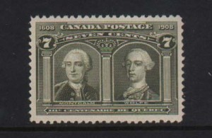 Canada #100 XF/NH Gem  **With Certificate**