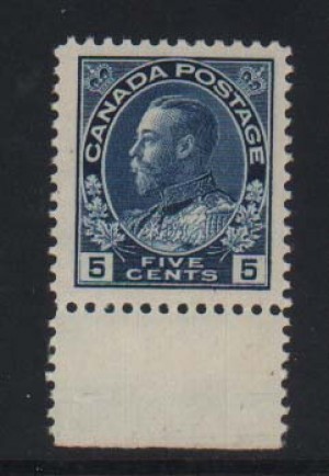 Canada #111 XF/NH Superb Gem **With Certificate**