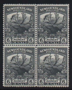 Newfoundland #120 XF/NH Block