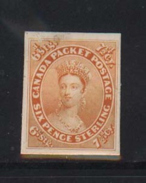 Canada #9TCiii XF Proof Major Reentry Variety