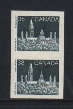 Canada #1194ae XF/NH Imperforate Pair