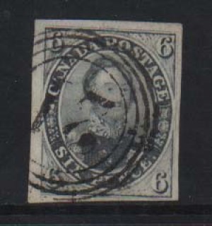 Canada #5 VF Used With 4 Ring 21 Cancel  **With Certificate**