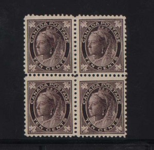 Canada #73 VF/NH Block