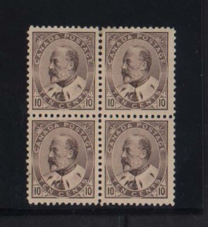 Canada #93i XF Mint Block
