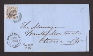 Canada #10 XF Used Imprint Copy On Gem Cover  **With Certificate**