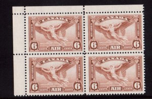 Canada #C5i VF Mint Corner Block **With Certificate**