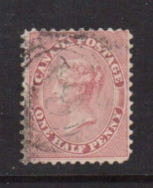 Canada #11 VF Used With 4 Ring 19 Cancel  **With Certificate**