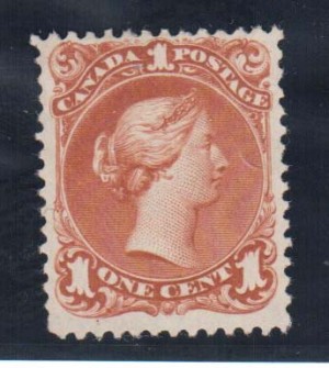 Canada #22a Mint Watermarked Example  **With Certificate**