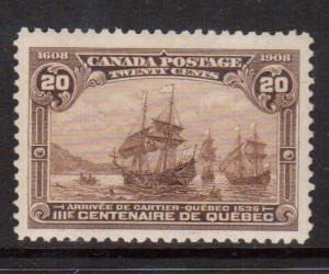 Canada #103 VF+/NH  **With Certificate**