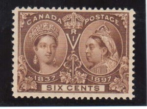 Canada #55 VF+/NH **With Certificate**