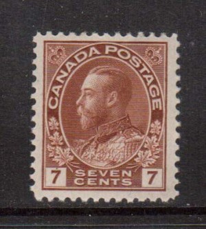 Canada #114iii VF/NH **With Certificate**