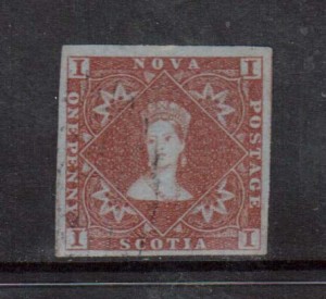 Nova Scotia #1 XF Used Gem **With Certificate**