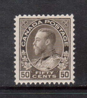 Canada #120 XF/NH Gem **With Certificate**