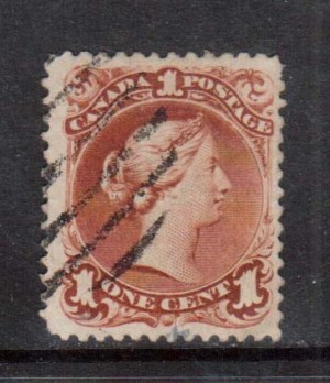 Canada #31 VF Used On Laid Paper **With Certificate**