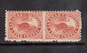 Canada #15iii Mint Pair **With Certificate**