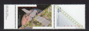 Canada #1442b XF/NH Pair With Hologram Omitted **With Certificate**