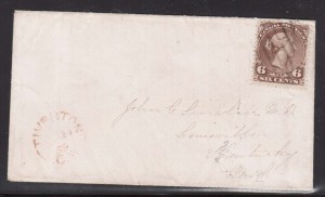 Canada #27ii Used On Scarce Cover **With Certificate**
