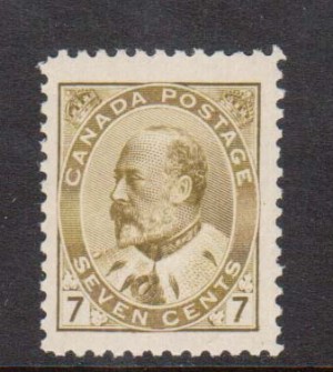 Canada #92 XF/NH With Huge Margins **With Cert.**