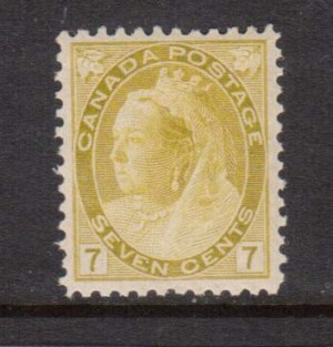 Canada #81 XF/NH **With Certificate**