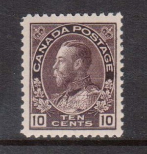 Canada #116 VF/NH **With Certificate**