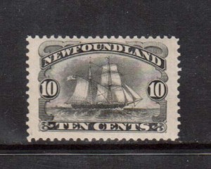Newfoundland #59 VF+/NH **With Certificate**