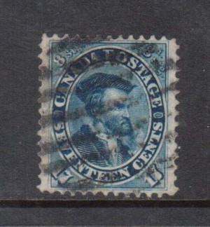 Canada #19ii XF Used Major Reentry **With Certificate**