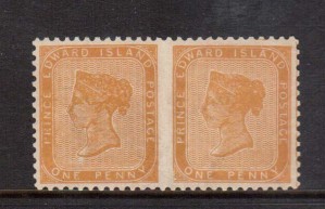 Prince Edward Island #4iv XF/NH Imperf Pair **With Certificate**