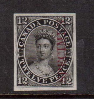 Canada #3Pi XF Plate Proof On India Paper