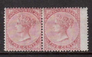 British Columbia #5 VF Mint Pair **With Certificate**
