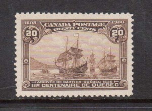 Canada #103 XF/NH Gem **With Certificate**