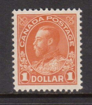 Canada #122iv XF/NH **With Certificate**