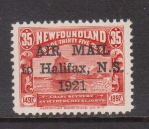 Newfoundland #C3 VF/NH **With Certificate**