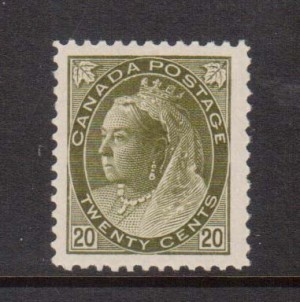 Canada #84 XF/NH Gem **With Certificate**