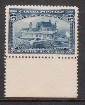 Canada #99 XF/NH Bottom Margin Gem **With Certificate**
