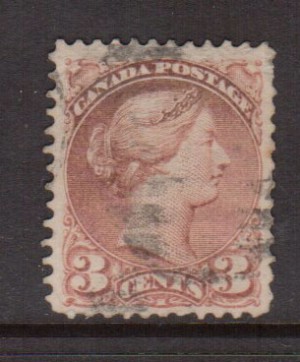 Canada #37d VF Used **With Certificate**