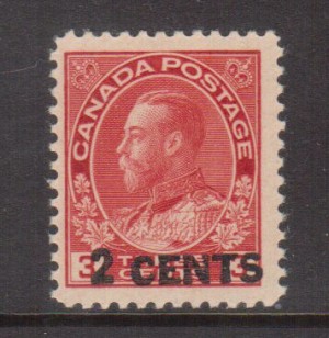 Canada #139c Mint **With Certificate**