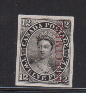 Canada #3Pi XF Proof On India Paper