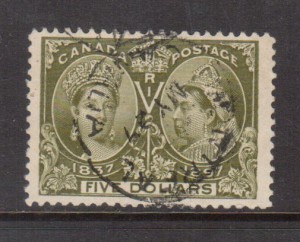 Canada #65 XF Used With Ideal Black Montreal CDS Cancel **With Cert.**