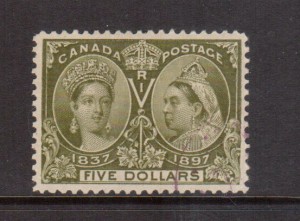 Canada #65 XF Used **With Certificate**