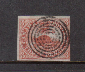 Canada #1 Used Fine With Sharp Laid Lines **With Certificate**