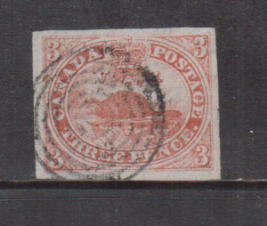 Canada #1a XF Used Huge Margin Gem **With Certificate**