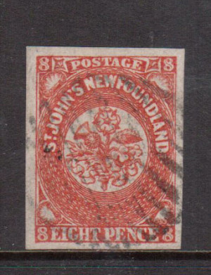 Newfoundland #8 XF Used Gem **With Certificate**