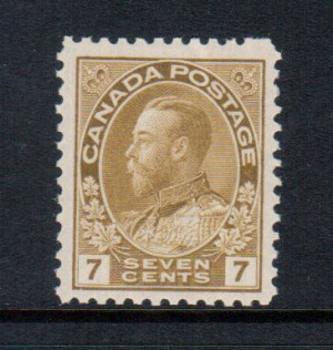 Canada #113b VF/NH **With Certificate**