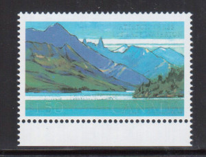 Canada #935a VF/NH Black Inscriptions Omitted **With Certificate**