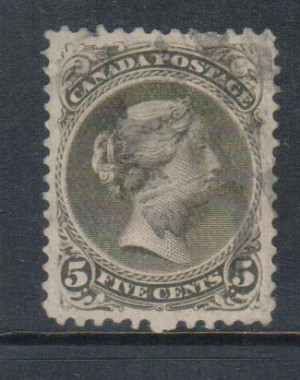 Canada #26iv XF Used **With Certificate**